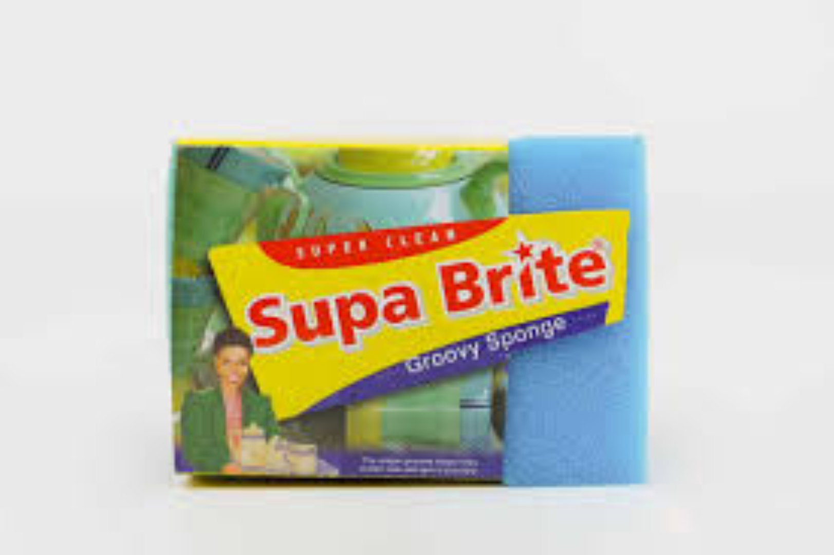 SUPA BRITE GROOVY SPONGE 1PACK